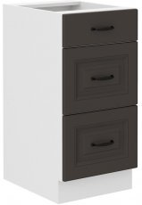 Donji element Stilo - siva/bijela - 40 cm D 3S BB