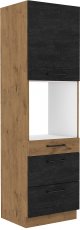 Visoki ormar Vigo - tamno drvo - 60 cm DPS-210 3S 1F