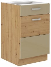Donji element Artisan - cappuchino - 50 cm D 1F 1S BB