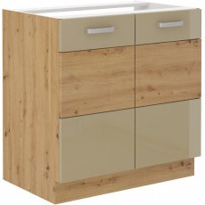 Stolarz Lempert - Donji element Artisan - cappuchino - 80 cm ZL 2F BB