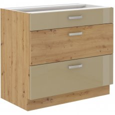Donji element Artisan - cappuchino - 80 cm D 3S BB