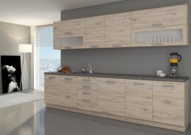 Kuhinja Bordeaux 260 cm - 3 set