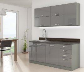 Stolarz Lempert - Kuhinja Grey 180 cm - 1 set