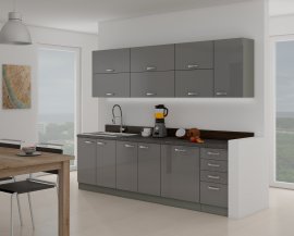 Stolarz Lempert - Kuhinja Grey 260 cm - 4 set