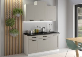 Kuhinja Luna 150 cm - claygrey/bijela - 1 set