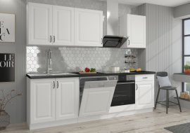 Kuhinja Stilo 250 cm - bijela - 2 set