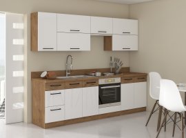 Kuhinja Vigo 260 cm - bijela - 3 set