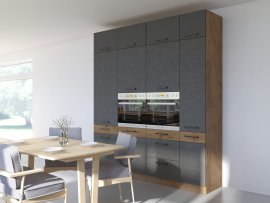 Kuhinja Vigo 220 cm - matera - 1 set