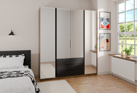 Ormar Kaja 4 3S - evoke hrast/crna