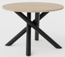 Blagovaonski stol Oslo - 110 cm - lindberg hrast