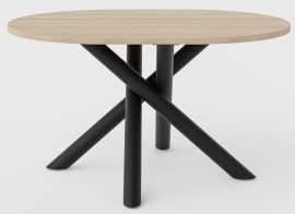 Blagovaonski stol Oslo - 138x100 cm - lindberg hrast