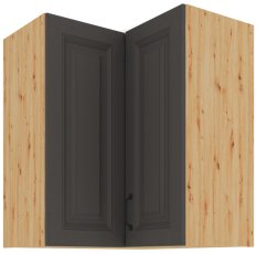 Gornji kutni element Stilo - siva/artisan hrast - 60x60 GN-72 2F (90°)
