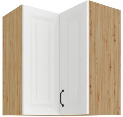 Gornji kutni element Stilo - bijela/artisan hrast - 60x60 GN-90 2F (90°)