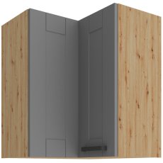 Gornji kutni element Luna - dustgrey/artisan hrast - 60x60 GN-72 2F (90°)