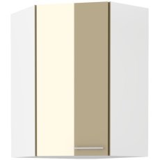 Gornji kutni element Lara - kapučino - 60x60 cm GN-90 (45°) 1F
