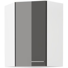 Gornji kutni element Lara - siva - 60x60 cm GN-90 (45°) 1F