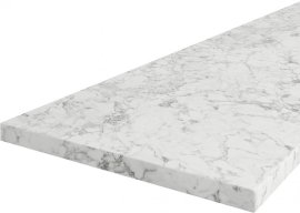 Kuhinjski pult 38x600 mm - 2600 mm - mramor Carrara