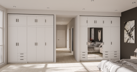Modularni ormar Elena - bijeli - 3 sastava
