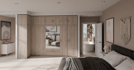 Modularni ormar Elena - hrast sonoma - 2 sastava