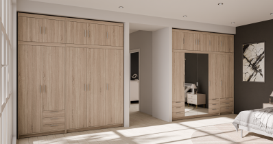 Stolarz Lempert - Modularni garderobni ormar Elena – hrast sonoma – 3 sastava