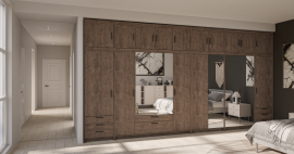 Modularni ormar Elena - hrast lefkas - 2 sastava