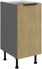 Donji ormarić Cremona - hrast/antracit - 40 D 1F BB