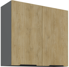 Gornji ormarić Cremona - hrast/antracit - 80 G-72 2F