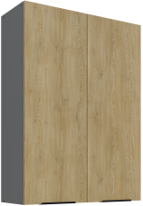 Gornji ormarić Cremona - hrast/antracit - 80 G-108 2F