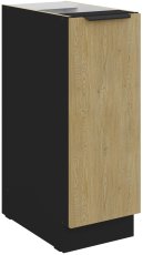 Donji ormarić Cremona - hrast/crna - 30 D CARGO BB