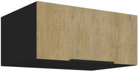 Gornji ormarić Cremona - hrast/crna - 80 NAGU-36 1F