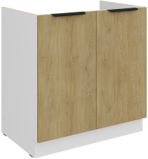 Donji ormarić Cremona - hrast/bijela - 80 ZL 2F BB