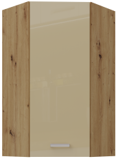 Gornji kutni ormar Artisan - cappuchino - 60x60 GN-108 1F (45°) 