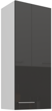 Gornji ormarić Lara - siva sjaj - 45 G-108 1F