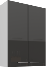 Gornji ormarić Lara - sivi sjaj - 80 G-108 2F 
