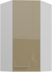Gornji kutni ormar Lara - cappuccino - 60x60 GN-108 1F (45°)