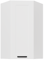 Gornji kutni ormar Luna - bijela - 60x60 GN-108 1F (45°)