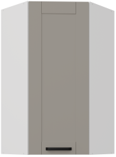 Gornji kutni ormar Luna - claygrey/bijel - 60x60 GN-108 1F (45°)