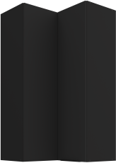 Gornji kutni ormarić Siena - 60x60 GN-108 2F (90°)