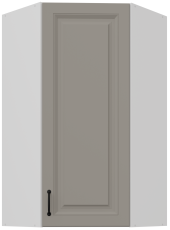 Gornji kutni ormarić Stilo - сlaygrey/bijela - 60x60 GN-108 1F (45°)