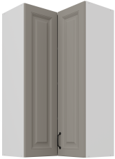 Gornji kutni ormar Stilo - сlaygrey/bijela - 60x60 GN-108 2F (90°)
