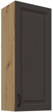 Gornji ormarić Stilo - siva/hrast artisan - 45 G-108 1F 