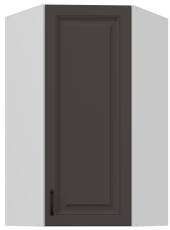 Gornji kutni ormarić Stilo - siva/bijela - 60x60 GN-108 1F (45°)