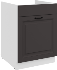 Donji ormarić Stilo - siva/bijela - 60 ZL 1S BB