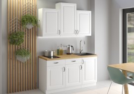 Kuhinjski sastav Stilo - bijel - 150 cm - 1 sastav