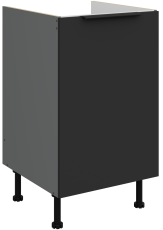 Donji ormarić Aria - crna/antracit - 50 ZL 1F BB