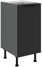 Donji ormarić Aria - crna/antracit - 40 D 1F BB