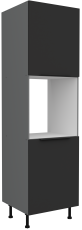 Visoki ormar Aria - crna/antracit - 60 DP-210 2F