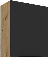 Gornji ormarić Aria - crna/artisan hrast - 60 G-72 1F