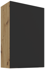 Gornji ormarić Aria - crna/artisan hrast - 60 G-90 1F