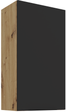 Gornji ormarić Aria - crna/artisan hrast - 50 G-90 1F